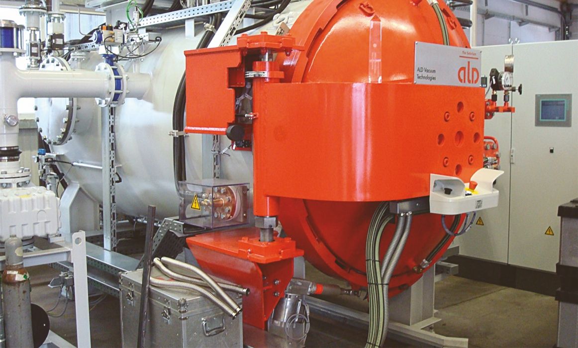  ALD-high-temperature vacuum plant